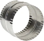 Duct Connector, Aluminum With Bead And Crimp, Silver, 3 Long (DAC4C). Fixed Price $13.95.