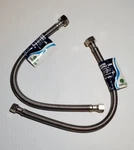 2X Everflow Braided Faucet Supply Line Chrome Plated Stainless Steel 27116-NL. Fixed Price $15.95.