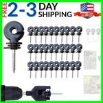 Electric Fence Insulator Screw-in Ring Wood Post Wi.... Fixed Price $29.99.