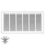 30X14 Return Air Vent Cover Grille For Wall 16.5" 32.5" 1.5", White. Fixed Price $68.97.