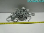 QTY=19: FENCESMART4U Tension Bands W Bolts&nuts For Chain Link Gate Posts. Fixed Price $44.36.