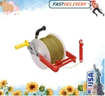 3:1 Geared Electric Fencing Reel, Fence Wire With Auxiliary. Fixed Price $120.99.