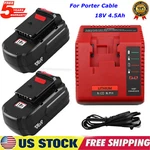 4.5AH For Porter Cable Volt Battery Nimh PC18B Pcmvc Pcxmvc PCC489N / Charger. Fixed Price $29.00.