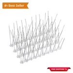 4-PACK Bird Spikes Durable Stainless Steel For Outdoor Protection. Fixed Price $12.99.