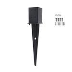 1 Pcs 4"X4" Fence Post Anchor Ground Spike,(internal 3.6"X3.6"),METAL St.... Fixed Price $56.59.