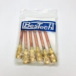Qty 6 Bestech BT8404 Universal Line Services Valve With 1/4" Tube Copper Extensi. Fixed Price $28.95.