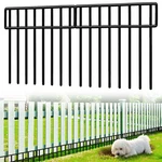 Qiaokaiyan 42.5FT No Dig Fence Panels 30 Pack Garden Animal Barrier Rustpr. Fixed Price $77.23.