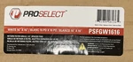 Proselect PSRGW1616 White 16" X Return Grille, 1/2" Spaced Fins W/ Screws. Fixed Price $12.75.