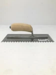 Marshalltown 702S Notched Trowel With Wood Handle, 11" X 4.5". Fixed Price $18.85.