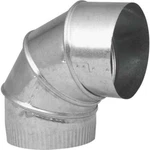 (1)-IMPERIAL Galvanized 8" 90 Degree 26 Adjustable Stove Pipe Elbow GV0302-C. Fixed Price $35.89.