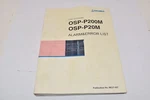 Okuma Cnc Systems OSP-P200M OSP-P20M Alarm & Error List Manual, 3RD Edition. Fixed Price $30.98.