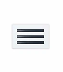 Texas Buildmart Standard Linear 3 Slot Diffuser Ac Vent Cover White Alluminum. Fixed Price $27.35.