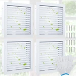 4 Pcs 12" X Aluminum Gable Vent, Attic Paintable Shed Vents With Screen. Fixed Price $87.01.