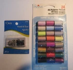 Hook & Eye Sew-on CLOSURES-20CT 24CT Super Value All-purpose Thread Pack. Fixed Price $13.75.