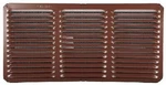 Lomanco Cornice Vent Under Eave C816BR W/ Screen Attached Brown 16" X 8". Fixed Price $9.93.