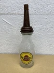 Pennzoil Motor Bottle Spout Cap Glass Vintage Style Gas Station. Fixed Price $19.99.