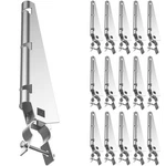 15 Pack Barbed Wire Arm For 1-5/8" Chain Link Fence, Galvanized Steel H.... Fixed Price $86.24.