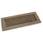 Welland Egg Crate Red Oak Wood Wall Vent Floor Register Unfinished -4 Inch X 14". Fixed Price $7.99.