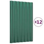 Panels Roofing Material Sheet Garage Sheds Powder-coated Steel Vidaxl. Fixed Price $120.99.