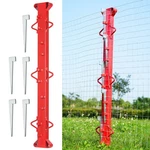 Aopec 4FT Woven Wire Fence Stretcher Bar With 5 Wedges, Heavy-duty Feet. Fixed Price $107.52.