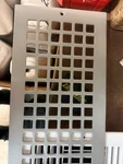 Reggio Registers Vent Cover Metal Grid Series 8"X 24" Grille With Mounting Holes. Fixed Price $34.00.