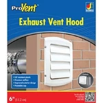 (5)-DUNDAS Jafine Provent In. White Louvered Dryer Hood BLH6WZW. Fixed Price $115.89.