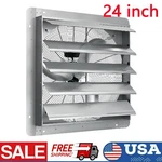 24'' Shutter Exhaust Fan 1500 Rpm 3500 Cfm For Home Attic Garage Louvered Vent. Fixed Price $108.99.