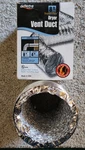 New Deflect-o Supurr-flex 8' 4" Aluminum Dryer Vent Duct Made The Usa. Fixed Price $9.99.