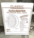 Mid-america Gablemaster 21X27 Oval Exterior Wall Vent White Brick Mold. Fixed Price $124.99.