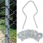 200 Hicarer Clips Galvanized Steel Wire Fence Tie Ez Twis U/y Posts. Fixed Price $46.08.