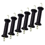 Jbtoziuy 6 Pcs Plastic Electric Fence Gate Handle Insulators, Black. Fixed Price $23.12.
