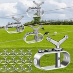Yaocom 12 Pcs Electric Fence Wire Strainer Aluminum Tensioner Heavy.... Fixed Price $33.11.