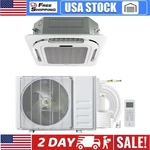 24000 Btu Ceiling Cassette Mini Split Ac 8-WAY 360 Airflow Cooling & Heating. Fixed Price $1614.99.