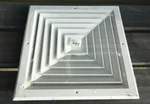 Hart & Cooley A504MS Series 12" X White Square Ceiling Or Sidewall Diffuser. Fixed Price $60.39.