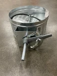 Ruskin CDRS25 Galvanized Round Control Damper 10 With Stand Off & Quadrant. Fixed Price $83.00.