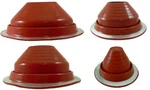 Dektite Pipe Flashing: Red High Temp Silicone Boot (flashing Sizes #1 - #9). Fixed Price $94.95.
