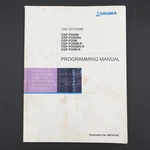 Okuma Programming Manual Cnc Systems Pub No ME33-018 Pb 11TH Edition Acceptable. Fixed Price $69.95.