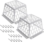 2 Pack Dryer Vent Bird Guard Cover For 3"- 4" Exhaust Fan. Fixed Price $33.89.