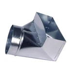 Master Flow 12 In. 2-1/4 To 6 90-DEGREE Register Box Dented Or Bent. Fixed Price $21.59.