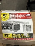 New Master Flow In. 25 Ft. Insulated Flexible Duct R6 Silver Jacket #0147. Fixed Price $52.00.