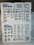 - Builders Edge Gable Vent, 12"X18" Rectangle #123 White Exterior Wall. Fixed Price $59.49.