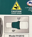 (lot Of 2) Master Flow In. Round Reducer R12X10 7 1/2" Long. Fixed Price $32.95.