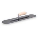 Qlt By Marshalltown Pool Trowel, 20 Inch Blue Steel Blade, Wood Handle, 12 Rivet. Fixed Price $39.02.