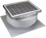 Exhaust Attic Fan Solar Powered Roof Mounted Active Ventilation 365 Cfm White. Fixed Price $123.12.