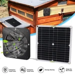 Solar Powered Fan Kit 13.5 Inch IP67 Waterproof, 20W Panel Dc Exhaust. Fixed Price $41.79.