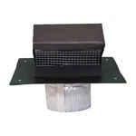 Galvanized Steel Roof Vent Cap 4" With Backdraft Damper &bird Screen For Duct. Fixed Price $35.99.