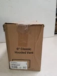 Mid-america Insulated Siding Builders Edge Classic Brown Plastic Hooded Vent 6". Fixed Price $45.00.