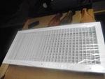 Krueger 880V Grill NECK=24"X10 FACE=26X12 Register White Ceiling Adjustable Vent. Fixed Price $61.92.