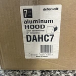Dryer Vent Hood Wide Mouth Aluminum 7" Diameter 3" Tailpiece Deflect-o. Fixed Price $24.48.