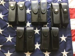 Tex Shoemaker Black Leather Quad Magazine Carrier For Hk P7M8 Sig P239 P225. Fixed Price $80.00.
